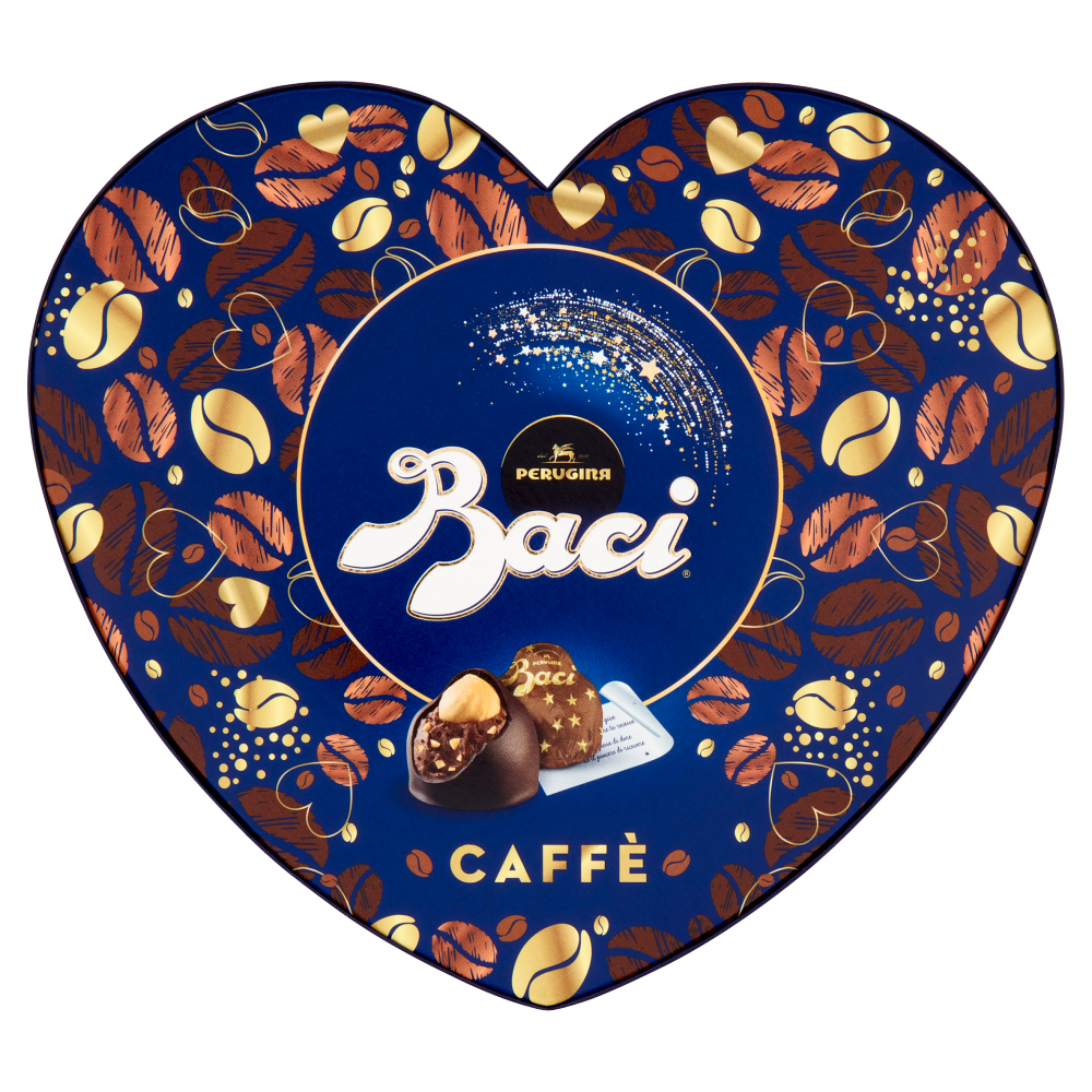 BACI PERUGINA ORSO DI NATALE Peluche con cioccolatini fondenti ripieni al  gianduia e nocciole 150 gr.