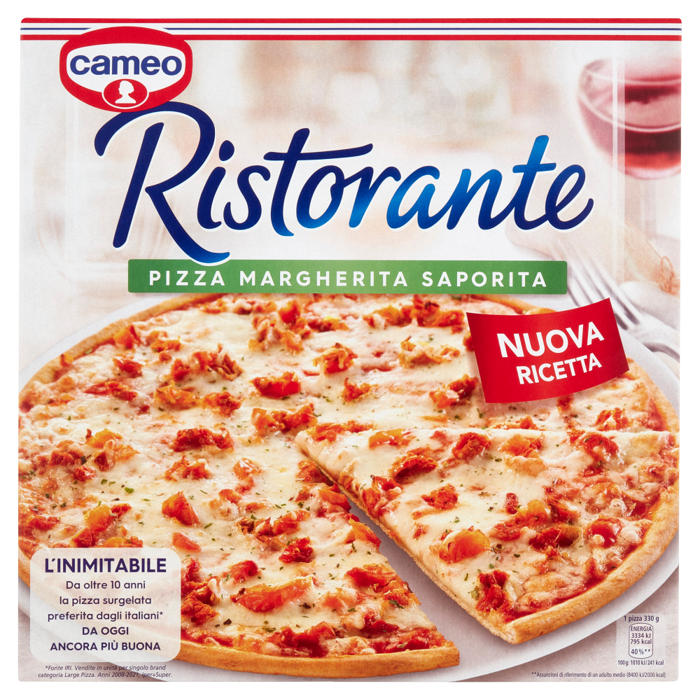 Pizza margherita surgelata - Aldi - 4 x 280 g