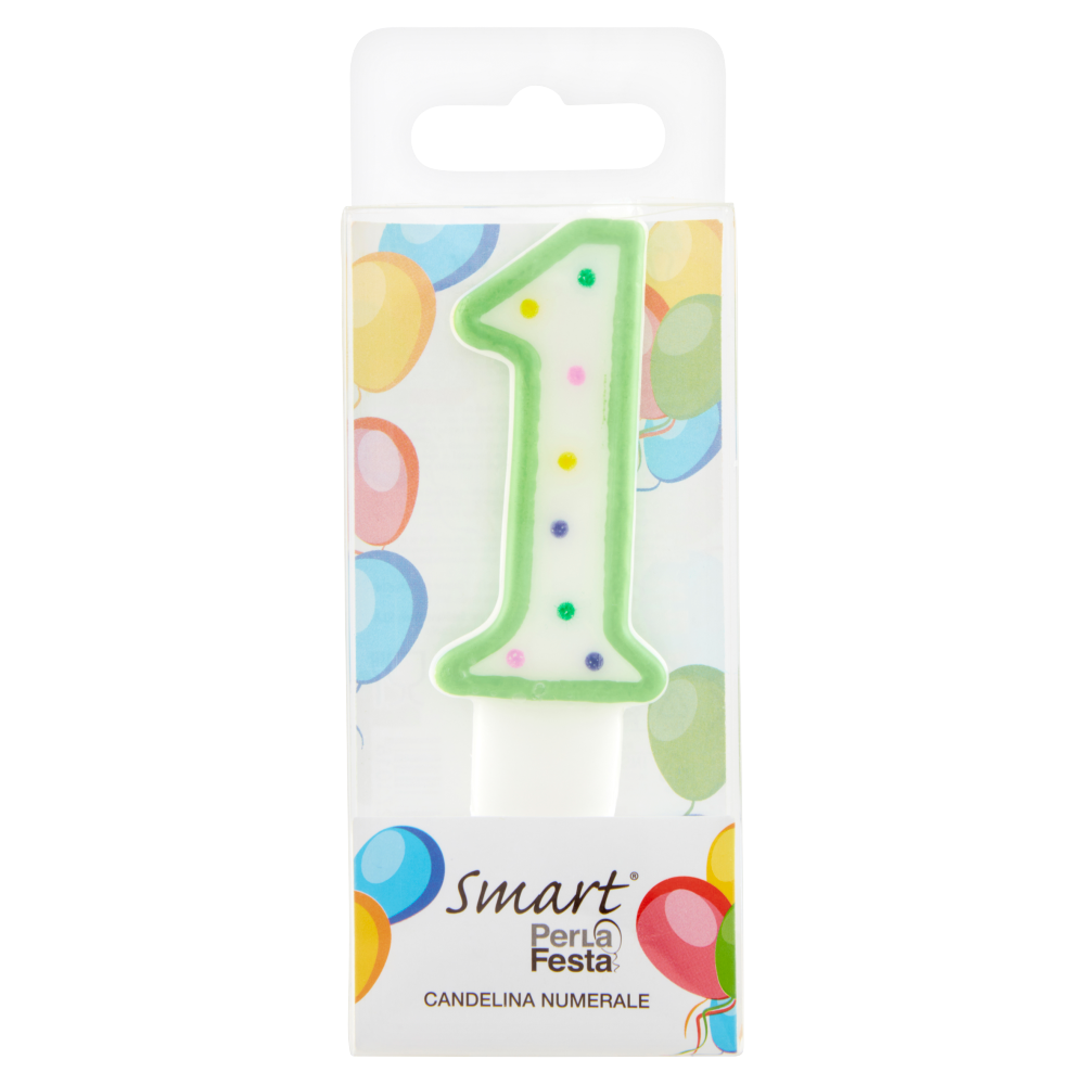 Smart Party Candelina Numerale 4 1 pz