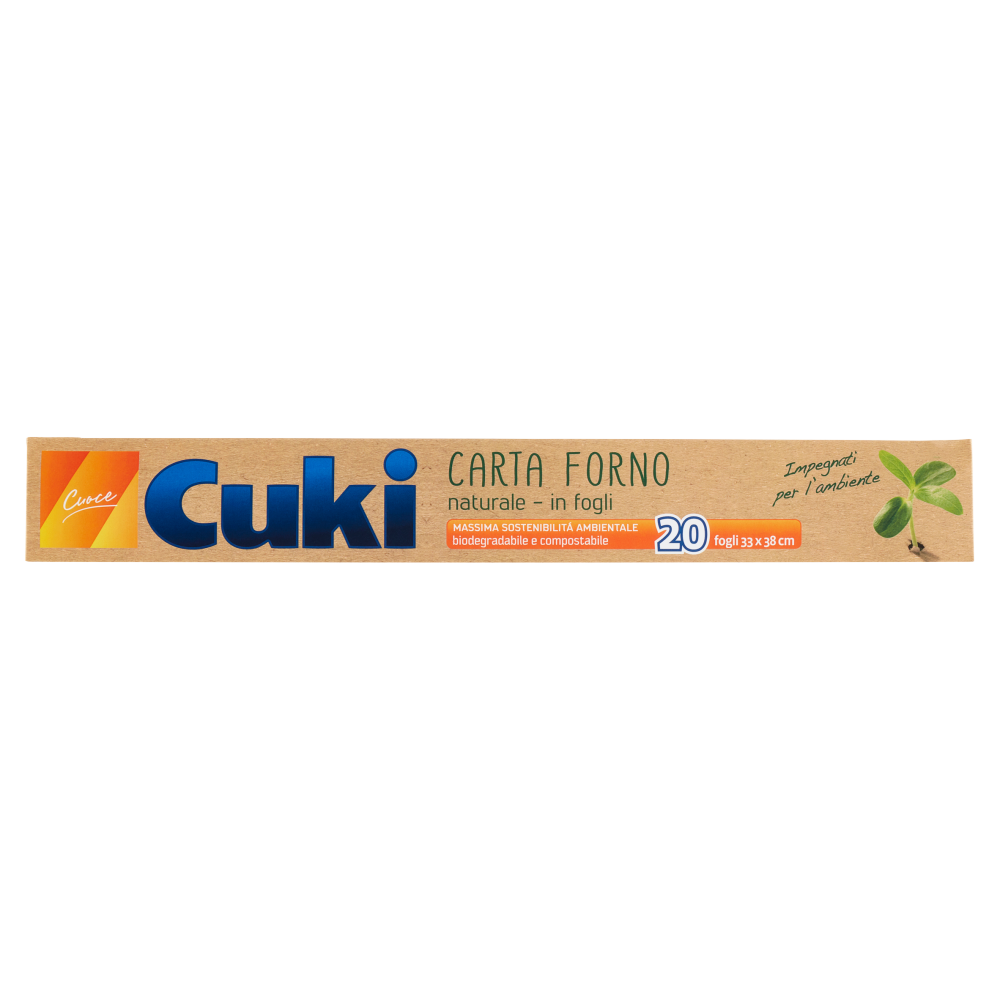 Cuki Cuoce Carta Forno ultra antiaderente e resistente 20 m