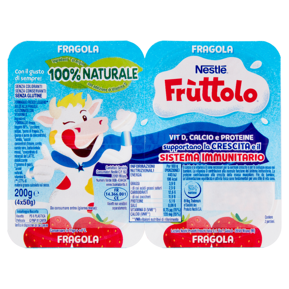 Granarolo Yogurt AQ fragola gr. 125 x 2 Spesa online da Palermo