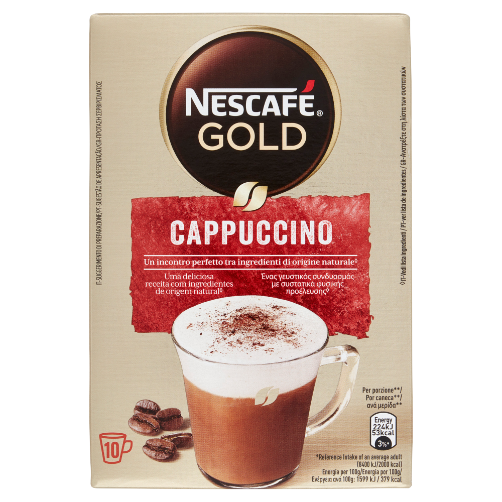 NESCAFÉ Gold Cappuccino Solubile, Barattolo 250g : : Alimentari e  cura della casa