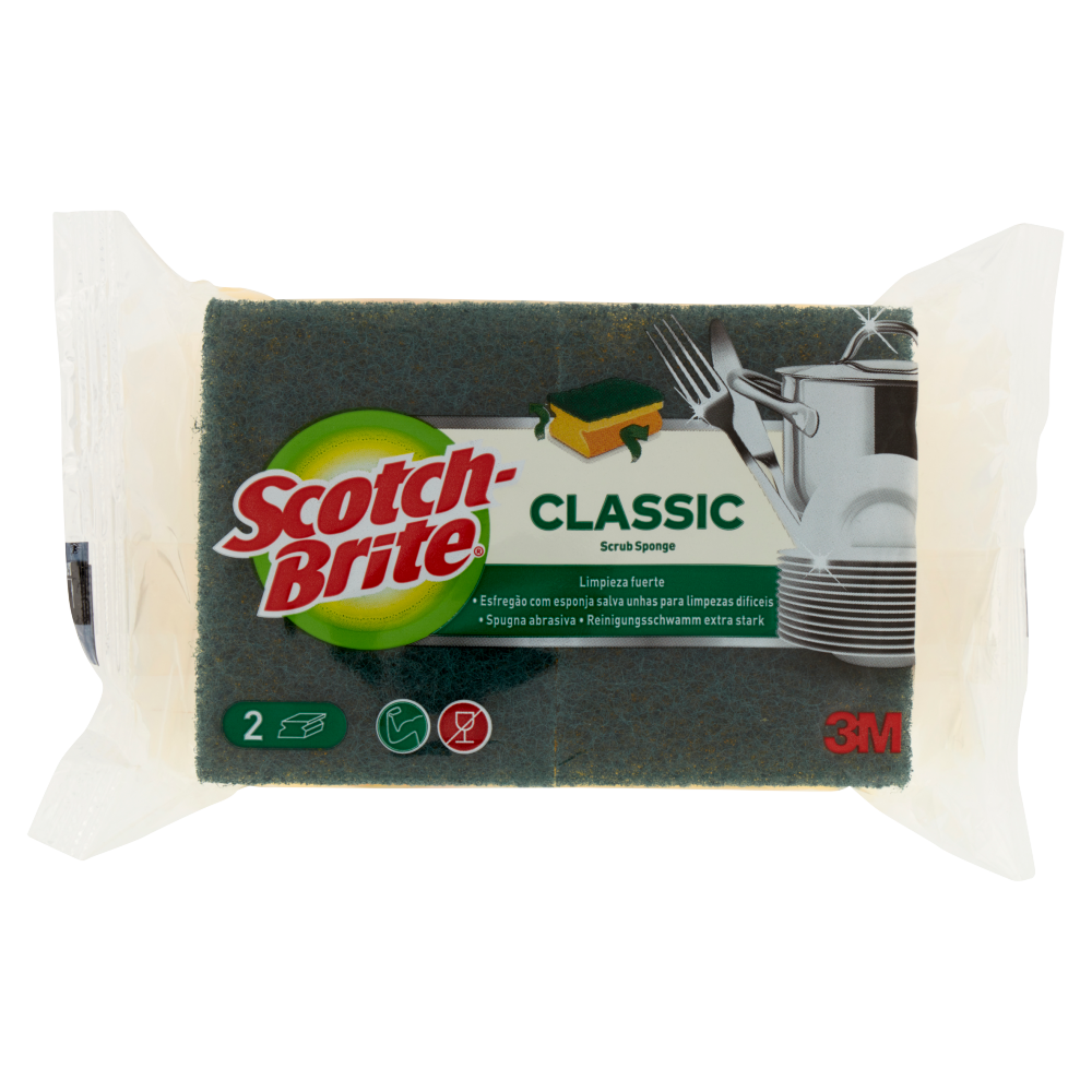 Scotch-Brite® Spugna abrasiva Salvadita Classic, 8 pezzi per confezione