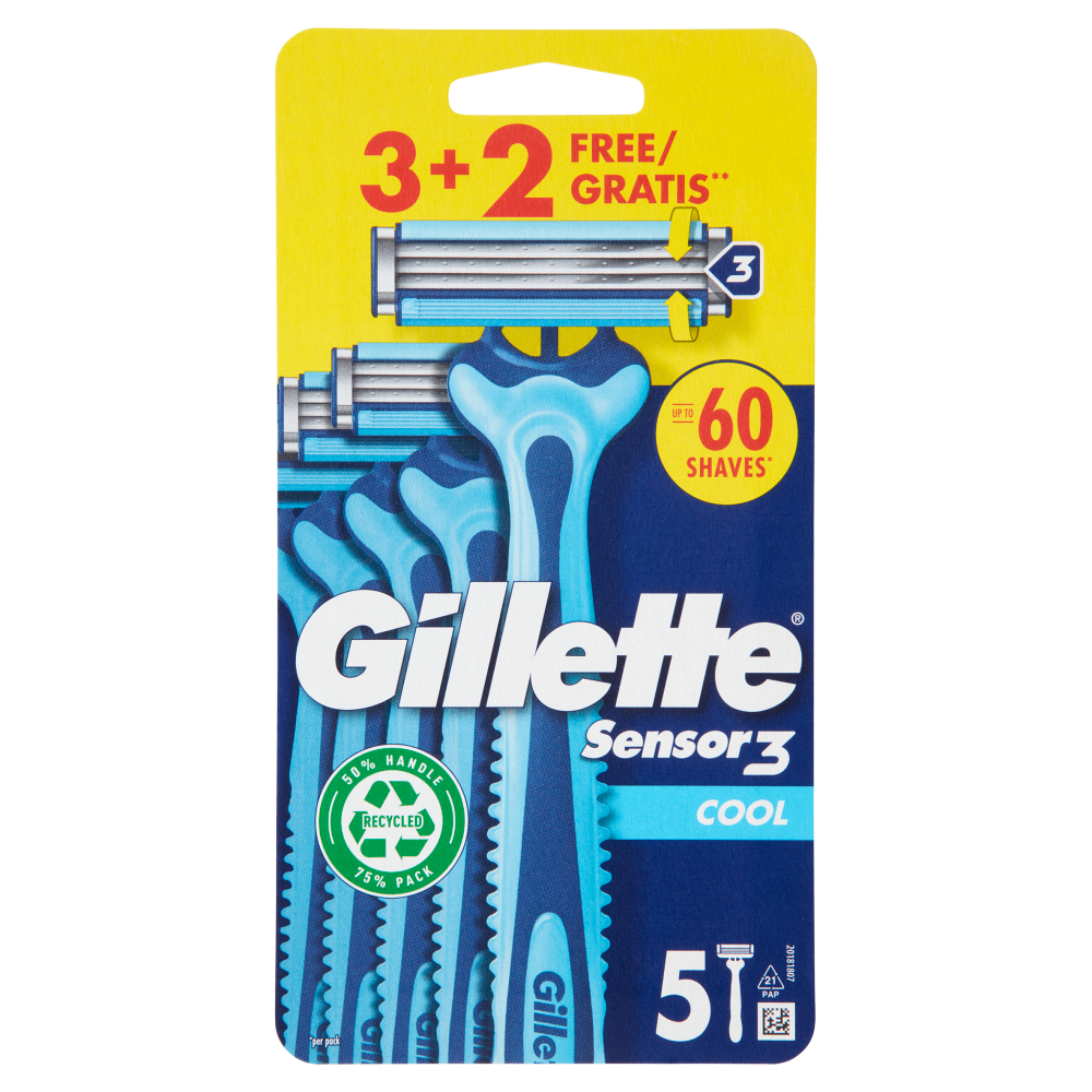 Gillette - Blue II Usa&Getta Plus 4 Pezzi, rasoi usa e getta