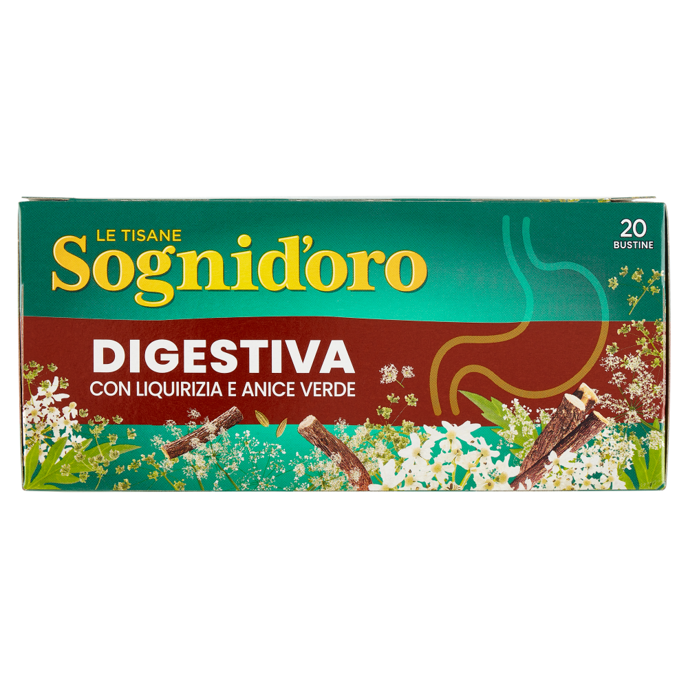 TISANA DRENANTE CON BETULLA E ANANAS 20 FILTRI SOGNID'ORO 40 g in dettaglio