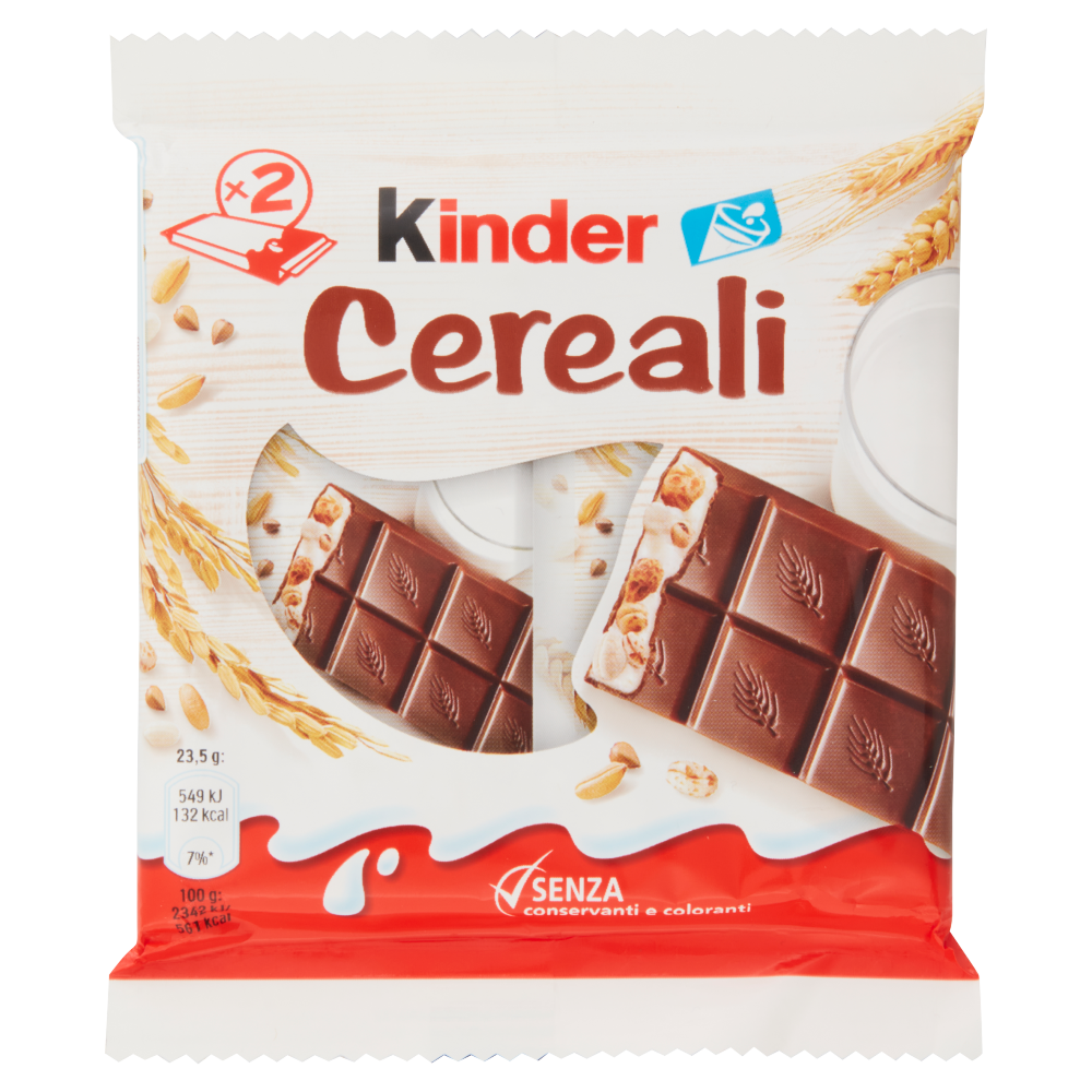 Torta Kinder Cioccolato, Kinder Cereali, Kinder Brioss e Kinder Delice