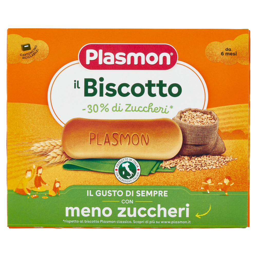 Primi mesi biscottino granulato senza glutine - Plasmon - 2 x 374 g