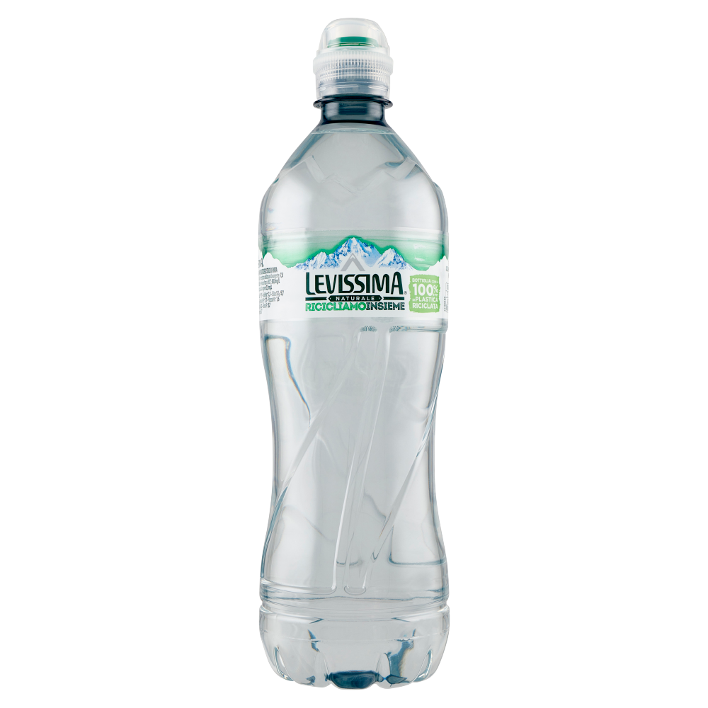 Acqua minerale frizzante Levissima 6 bottiglie RPET 1,5 L su