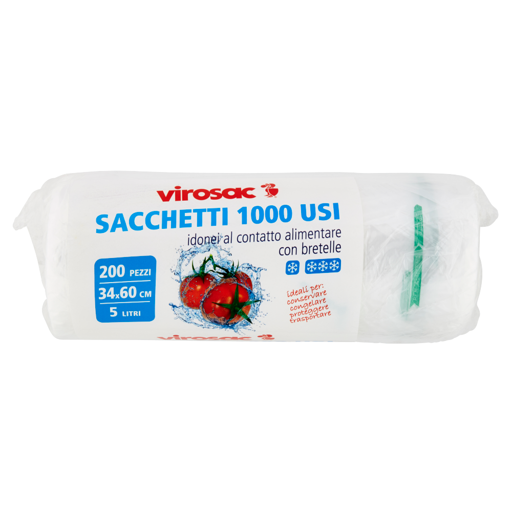 Virosac Sacchetti per Congelatore 28 x 40 cm 25 pz
