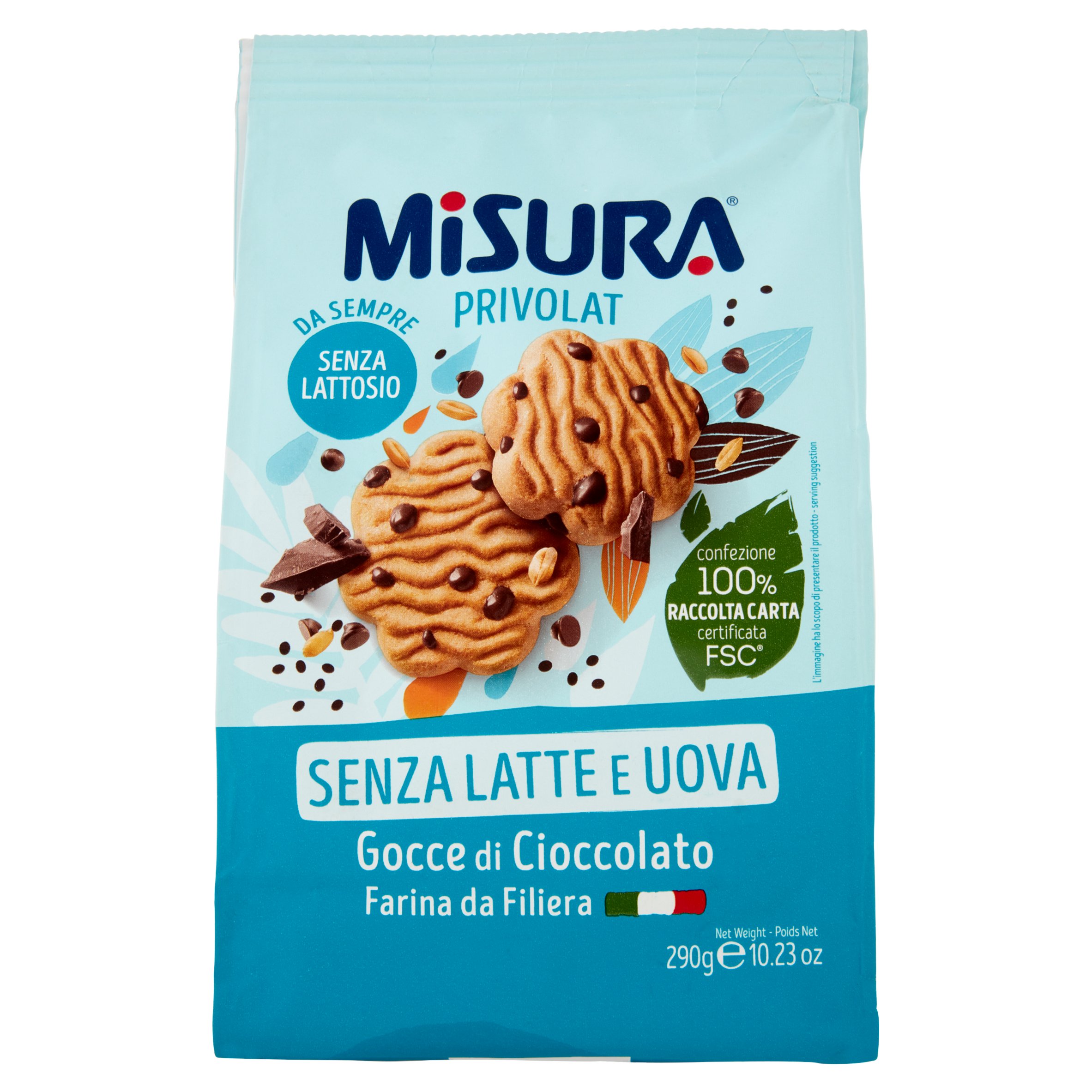 Gran Cereale Biscotti Gran Cereale Cioccolato Biscotti con Cioccolato  Fondente e Nocciole Tubo 230 g