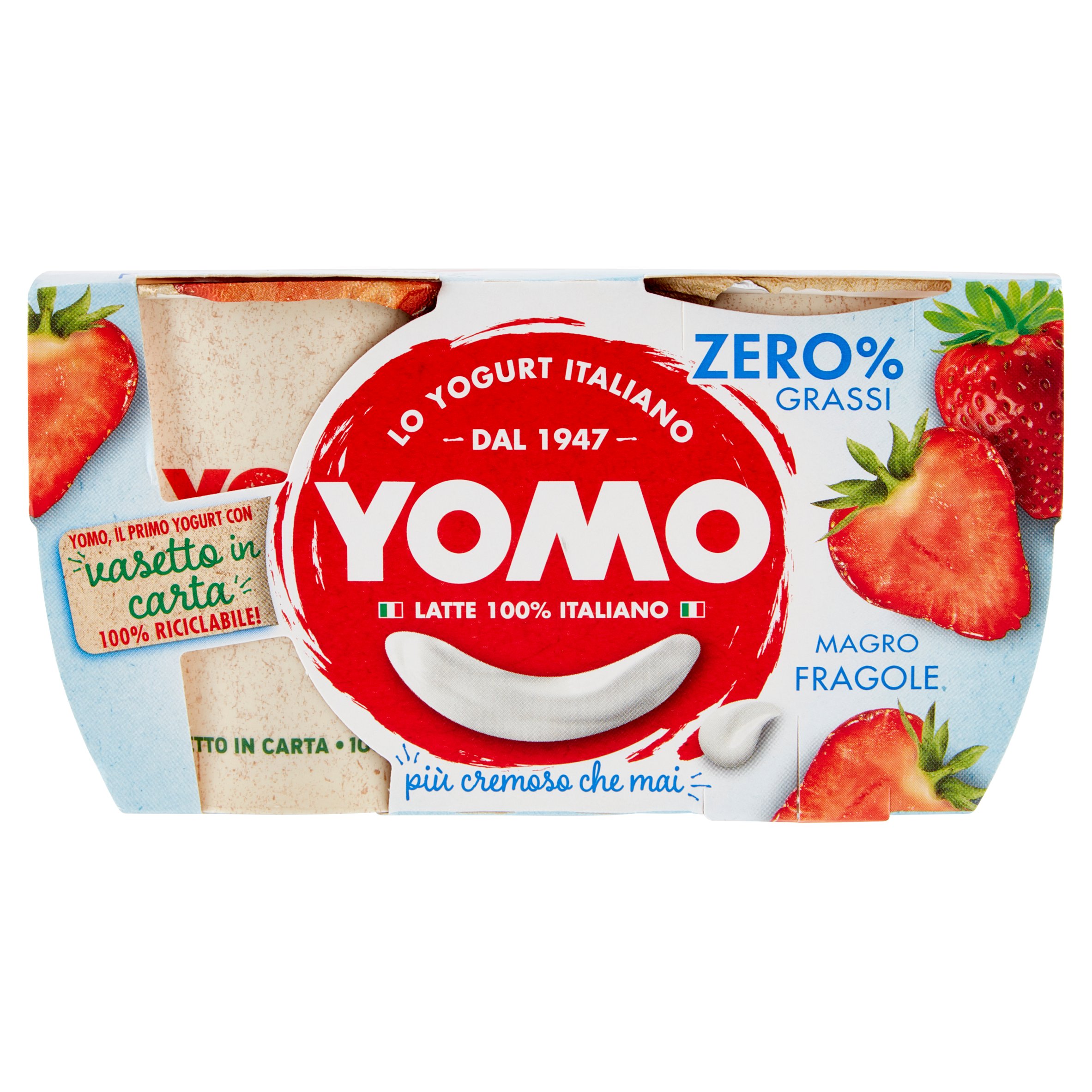 YOGURT INTERO FRAGOLA YOMO GR.125x2 - Tigros