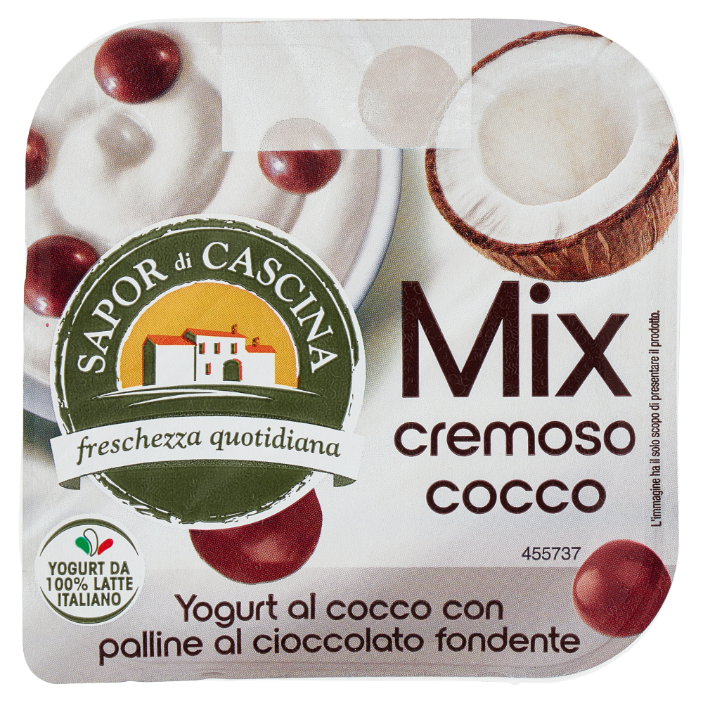 Product “müller - Mix (Yogurt bianco piú fiocchi al cioccolato)”