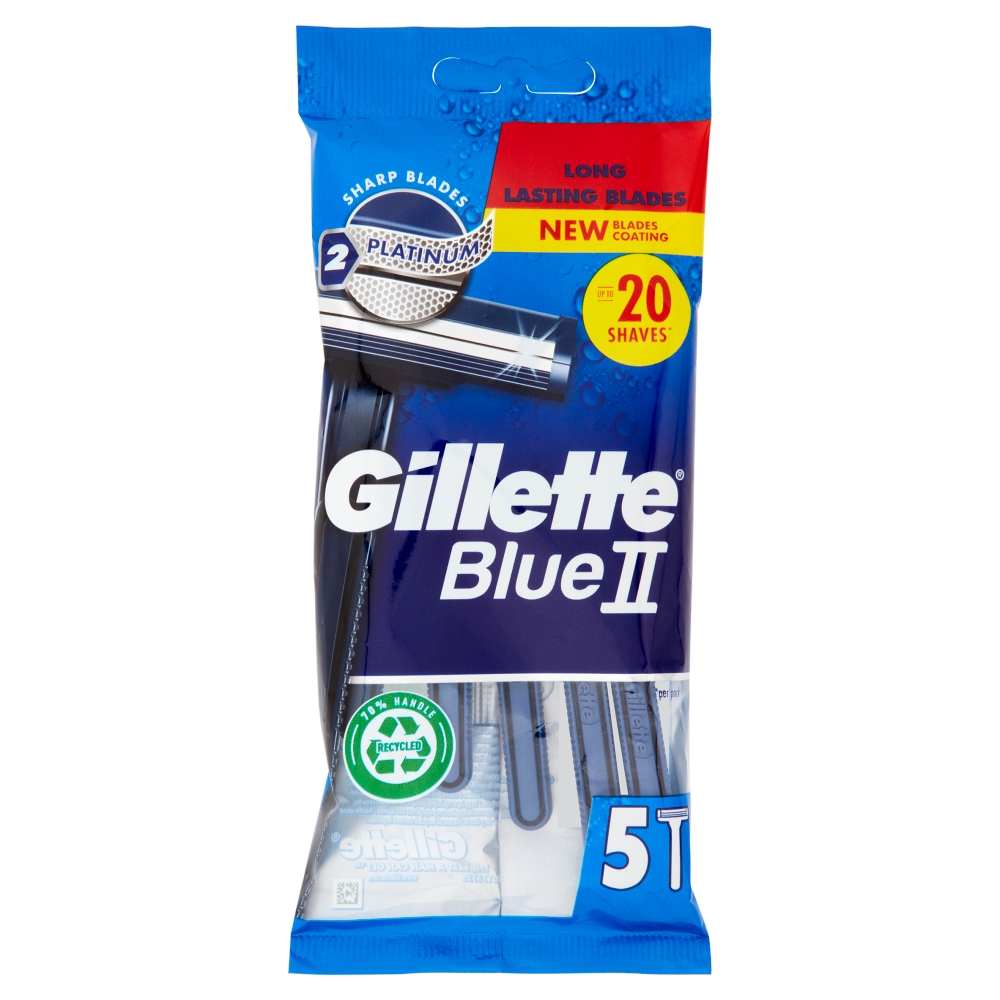 Gillette Rasoio da Uomo Usa e Getta Blue3 - 4 Rasoi + 2 Gratis = 6 Rasoi