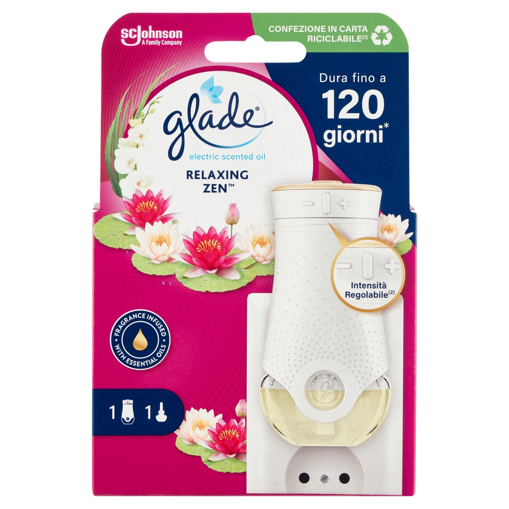 Glade Profumatore Automatic Spray Ricarica Fragranza Relaxing Zen