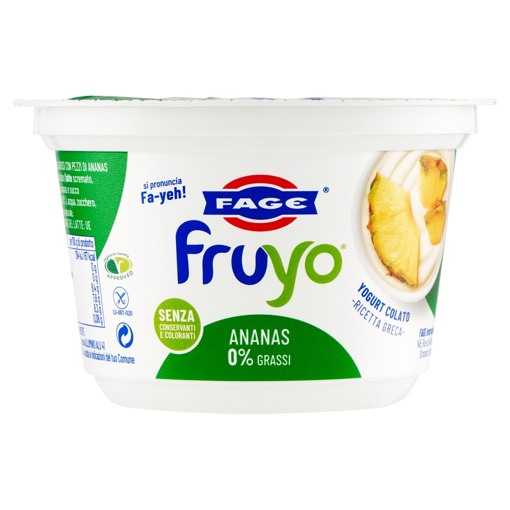 PRIMIA Yogurt Greco 0% Grassi Vaniglia 150 GR - Basko