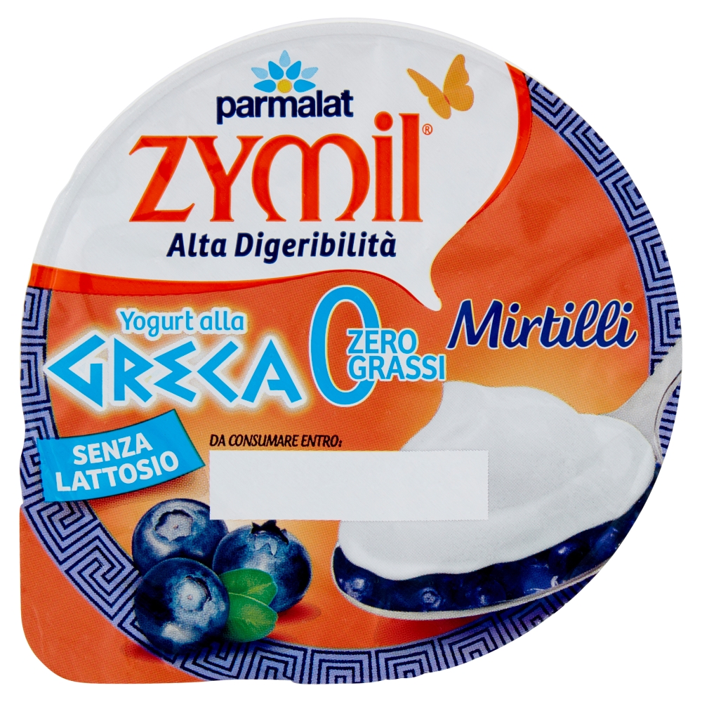 Yogurt greco pesca / mirtilli 0% grassi land