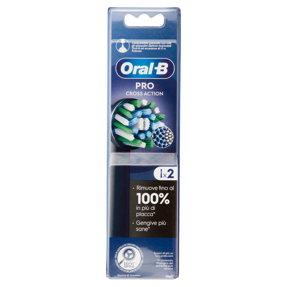 Oral-B Testine Di Ricambio Pro Cross Action Black