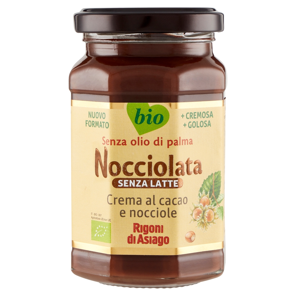 CREMA SPALMABILE ALLE NOCCIOLE CACAO RISO SCOTTI SENZA LATTOSIO 400 GR SI  CON