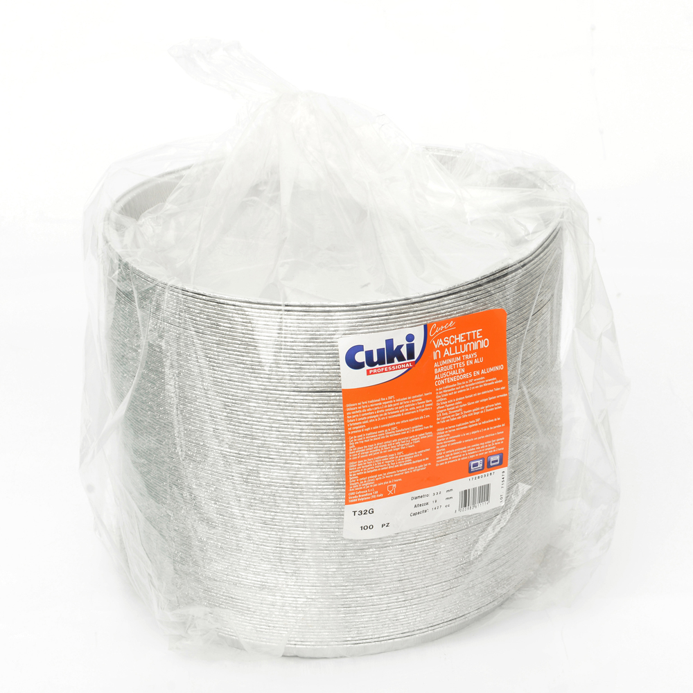 Cuki Cuoce Vaschette alluminio 4porzioni - 4 pz (R75)