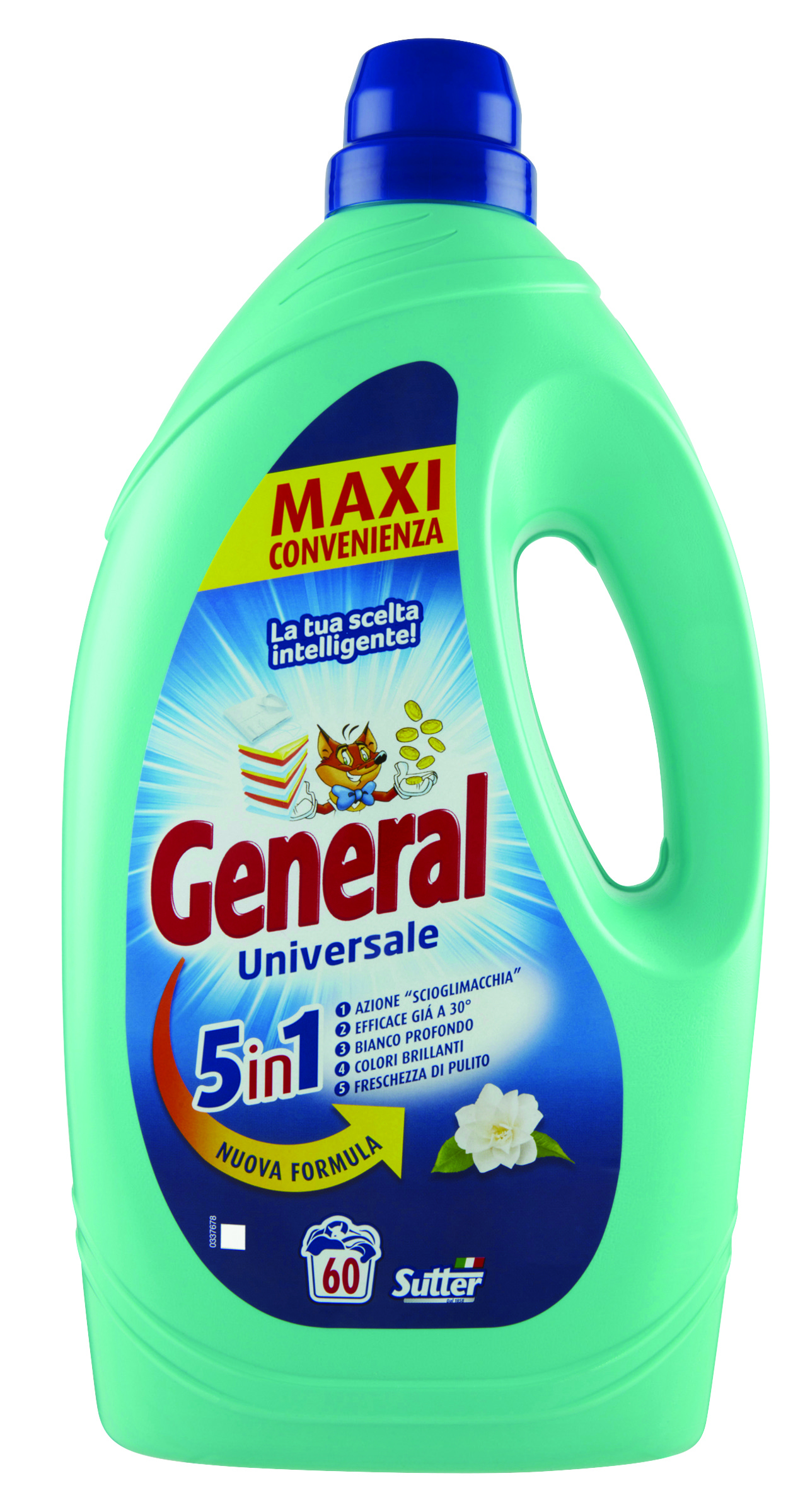 General Universale 5in1 Detersivo in Polvere per Lavatrice Azione