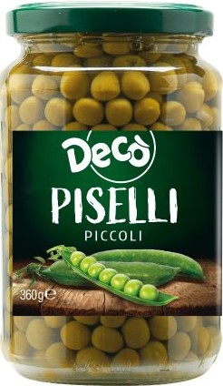 Piselli Piccoli in Scatola, Confezionati in Barattolo