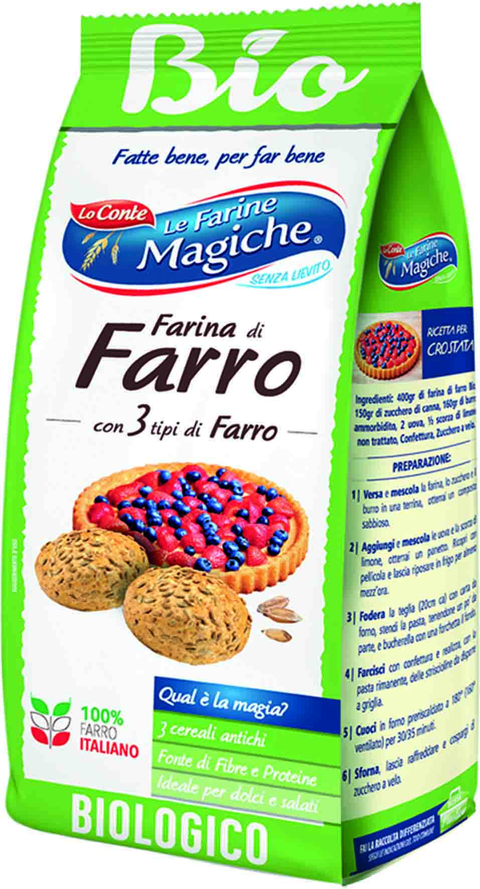 Lo conte Le farine magiche Farina di Avena oat flour 300g BIO